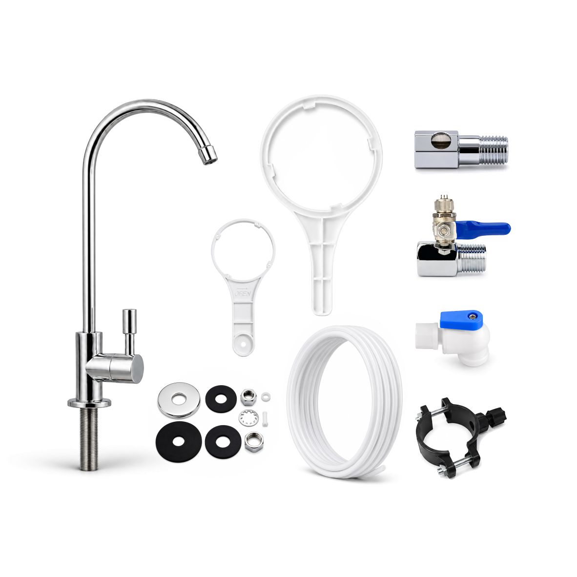 150GPD 5 Stage Reverse Osmosis System with Pump - Image 3