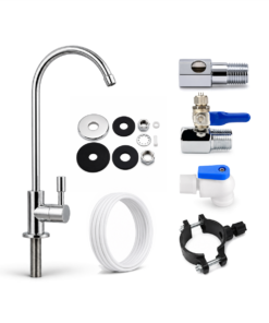 80GPD High TDS 5 Stage Reverse Osmosis System with Pump - Image 3