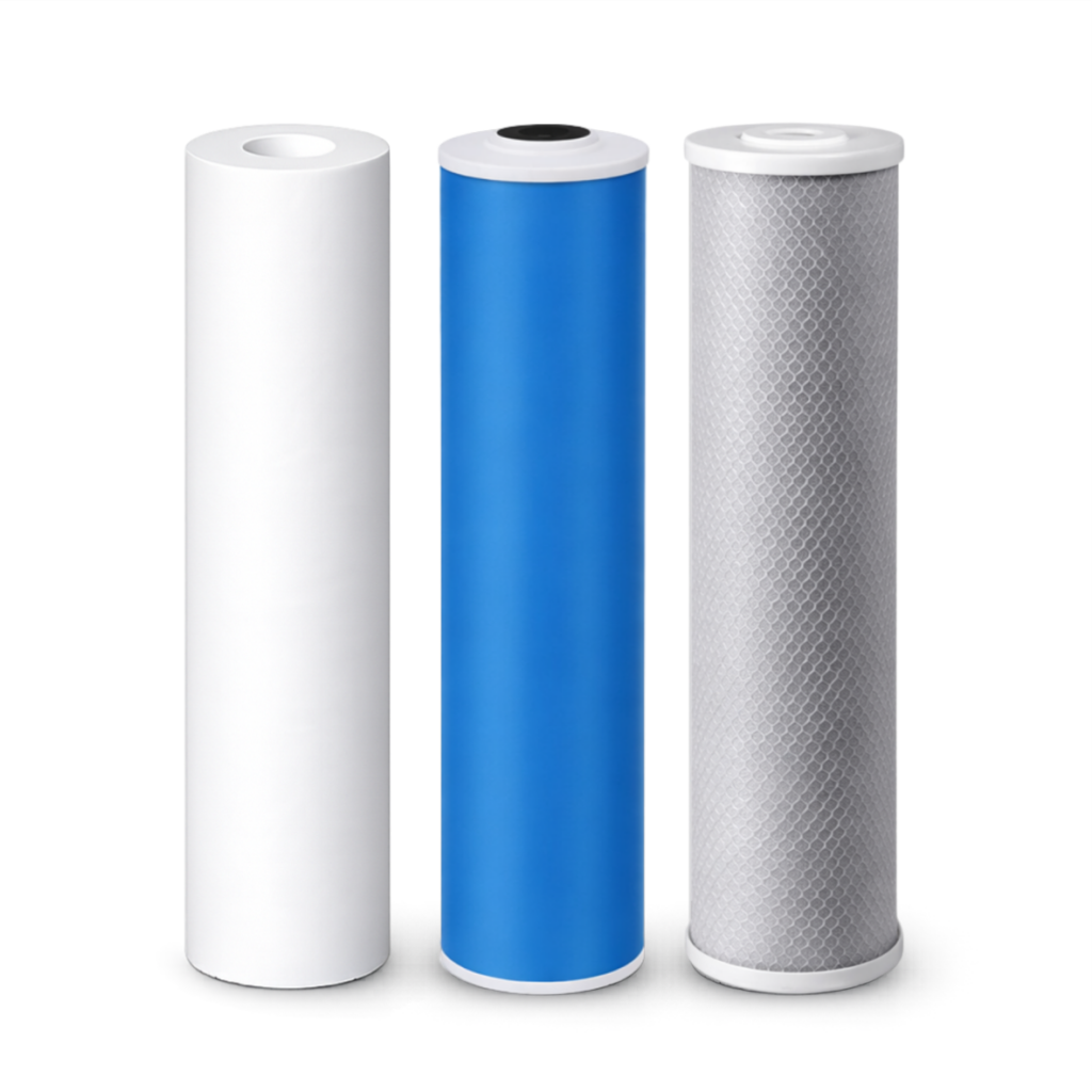 3 Stage 20Inch Big Blue Filter Set - Carbon - Osmotech (Pty) Ltd