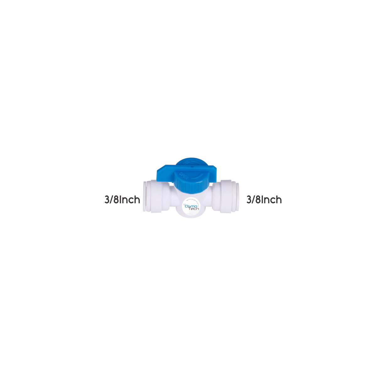 Quick Connect Manual In-Line Valve - 3/8Inch OD x 3/8Inch OD