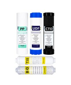 Reverse Osmosis Pre-Filter Set with Post Carbon and Bio-Ceramic Filter