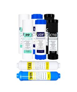 Reverse Osmosis Pre-Filter Set Twin Pack with Post Carbon and Mineral Filter