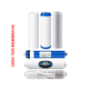 Reverse Osmosis Pre-Filter Set and High TDS Membrane with Post Carbon and 4in1 Mineral Filter