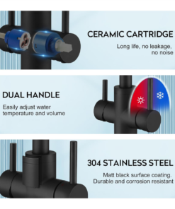 Black 3in1 Faucet