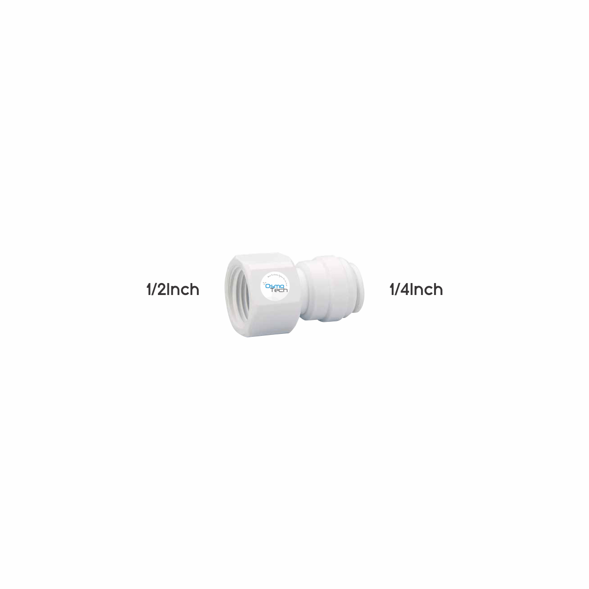 Quick Fit Straight Adaptor - 1/4Inch OD Quick Fit x 1/2Inch FIP