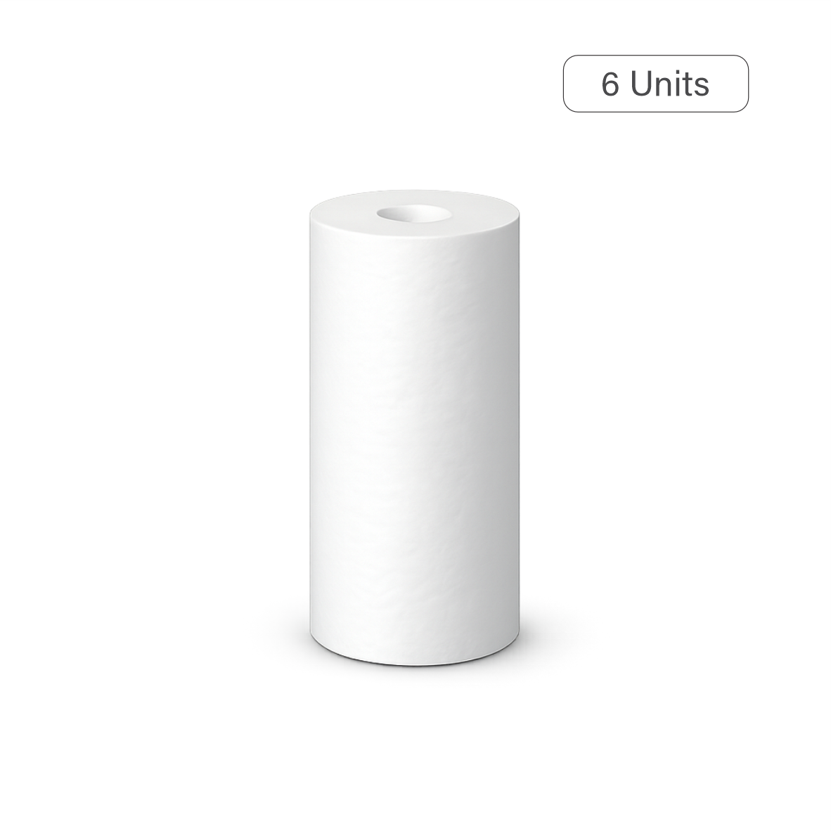 10Inch Big Blue Polypropylene (PP) Melt Blown Sediment Filter Cartridges - 6 Pack