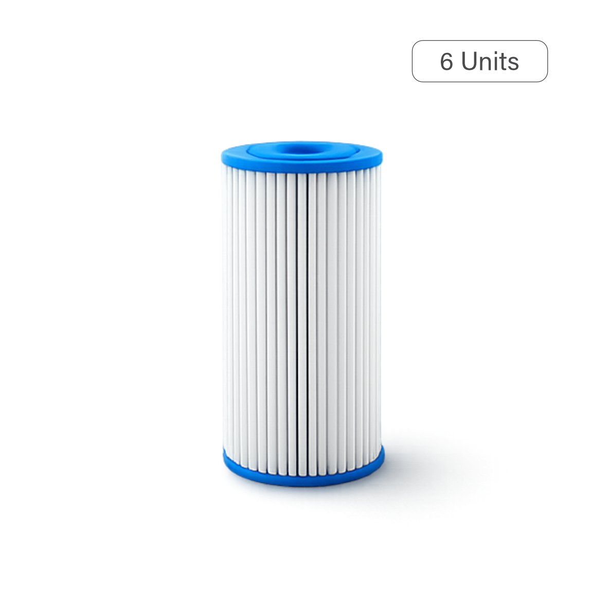 10Inch Big Blue Pleater Filter Cartridge - 6 Pack