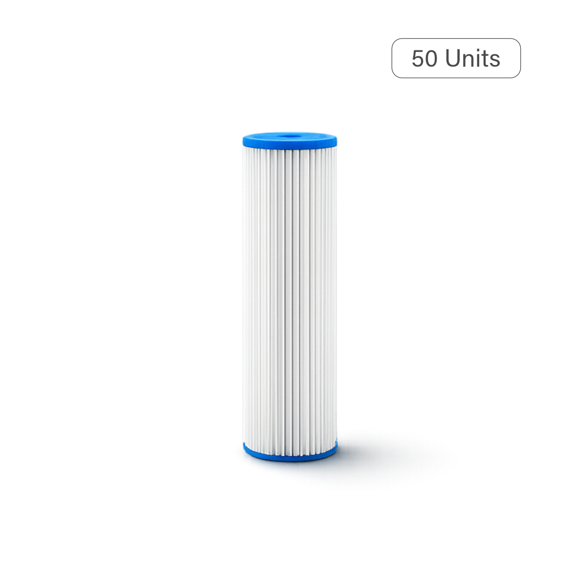 10Inch Standard Pleater Filter Cartridge - 50 Pack