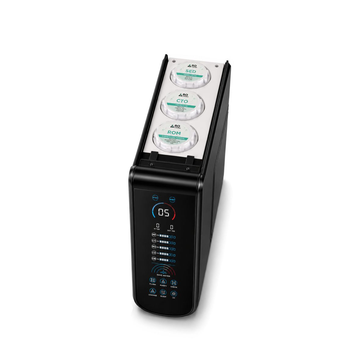800GPD 5 Stage Smart Reverse Osmosis System with LED UV