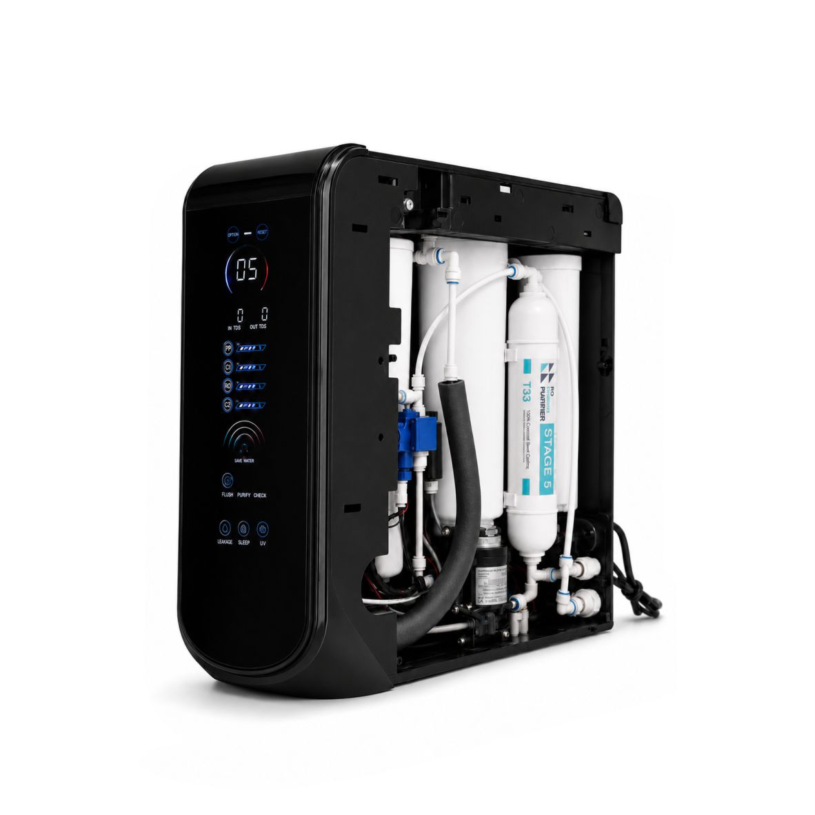 800GPD 5 Stage Smart Reverse Osmosis System with LED UV
